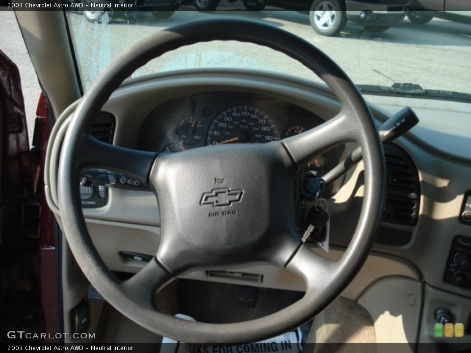 Neutral Interior Steering Wheel for the 2003 Chevrolet Astro AWD #70262761