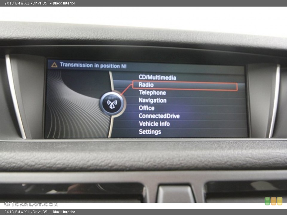 Black Interior Controls for the 2013 BMW X1 xDrive 35i #70275151
