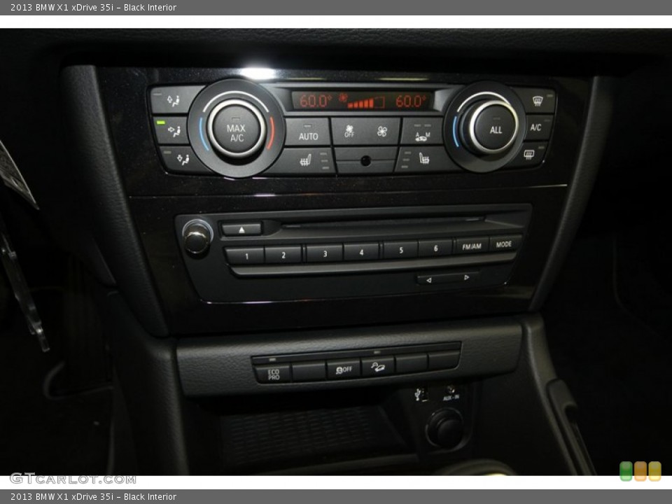 Black Interior Controls for the 2013 BMW X1 xDrive 35i #70275160