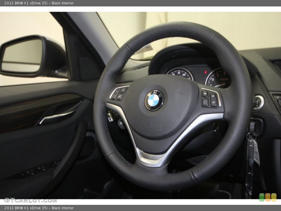 Black Interior Steering Wheel for the 2013 BMW X1 xDrive 35i #70275235