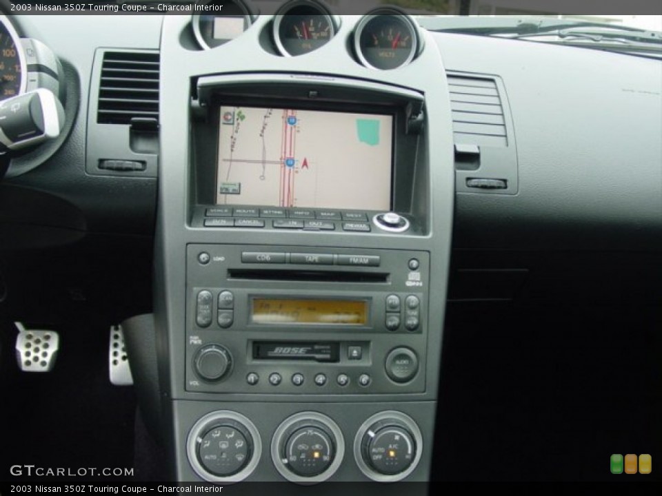 Charcoal Interior Controls for the 2003 Nissan 350Z Touring Coupe #70278868