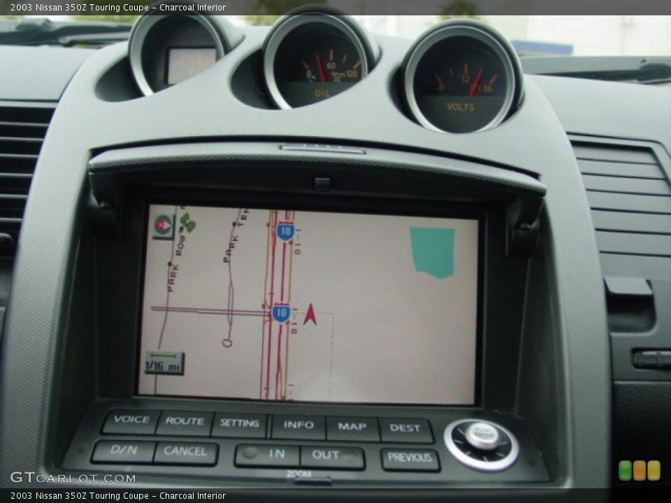 Charcoal Interior Navigation for the 2003 Nissan 350Z Touring Coupe #70278877