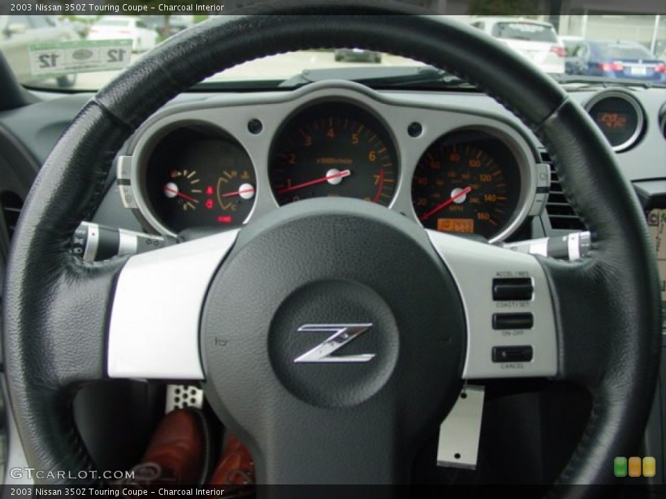 Charcoal Interior Steering Wheel for the 2003 Nissan 350Z Touring Coupe #70278904