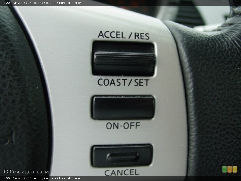 Charcoal Interior Controls for the 2003 Nissan 350Z Touring Coupe #70278922