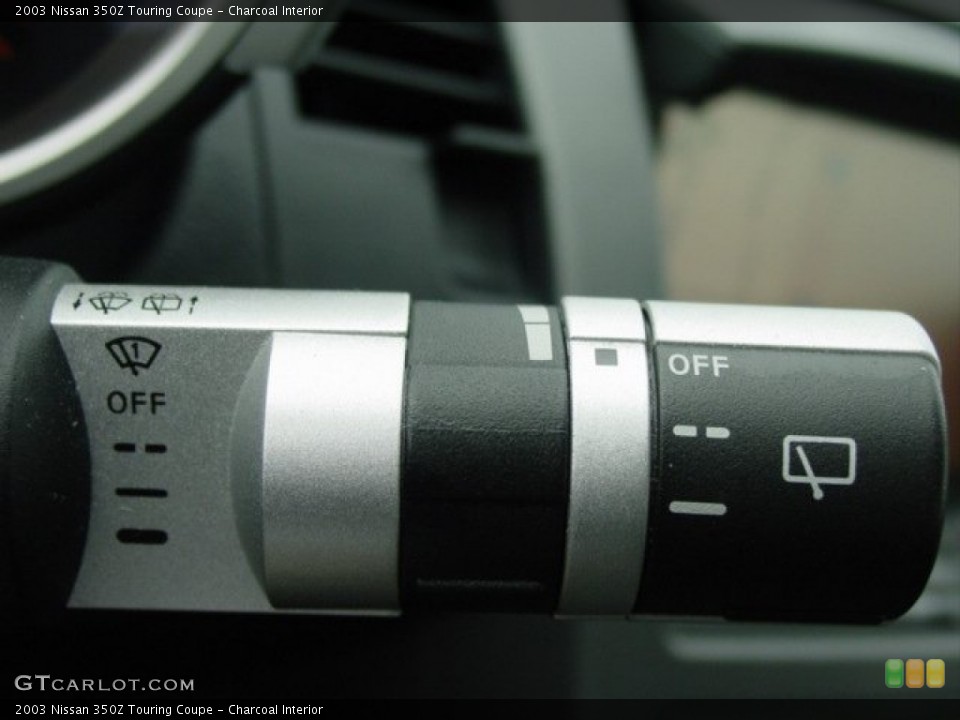 Charcoal Interior Controls for the 2003 Nissan 350Z Touring Coupe #70278940
