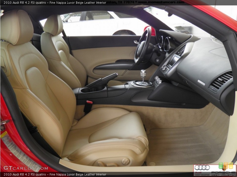 Fine Nappa Luxor Beige Leather Interior Photo for the 2010 Audi R8 4.2 FSI quattro #70287868