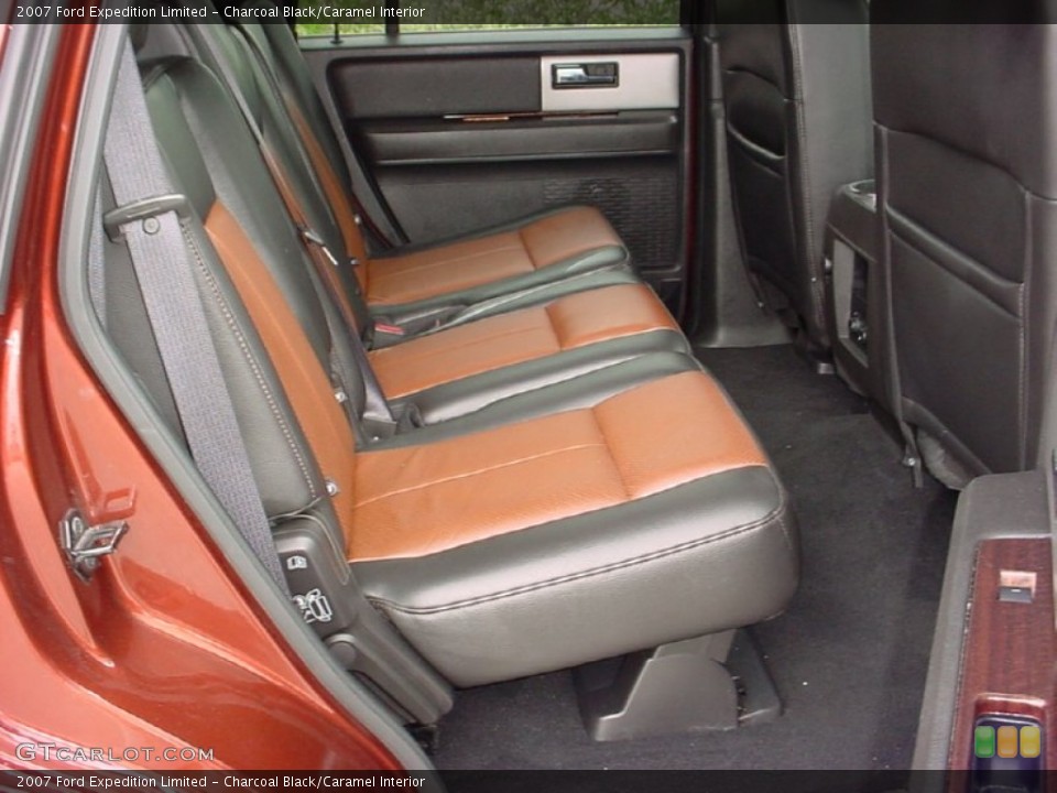 Charcoal Black/Caramel Interior Rear Seat for the 2007 Ford Expedition Limited #70290786