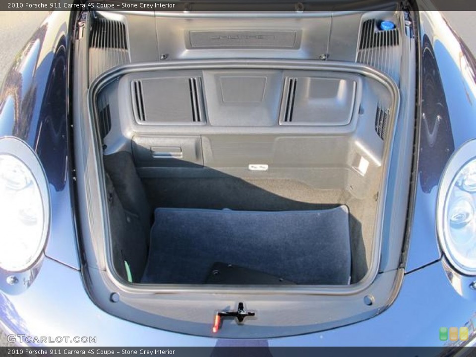 Stone Grey Interior Trunk for the 2010 Porsche 911 Carrera 4S Coupe #70291575