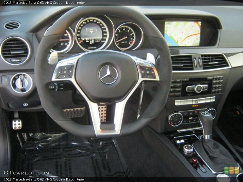 Black Interior Dashboard for the 2013 Mercedes-Benz C 63 AMG Coupe #70292952