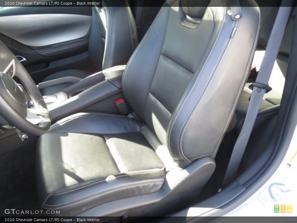 Black Interior Front Seat for the 2010 Chevrolet Camaro LT/RS Coupe #70296263