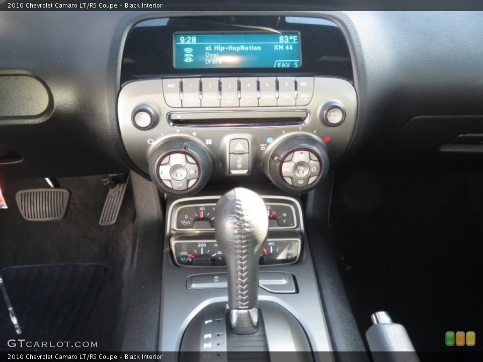 Black Interior Controls for the 2010 Chevrolet Camaro LT/RS Coupe #70296290