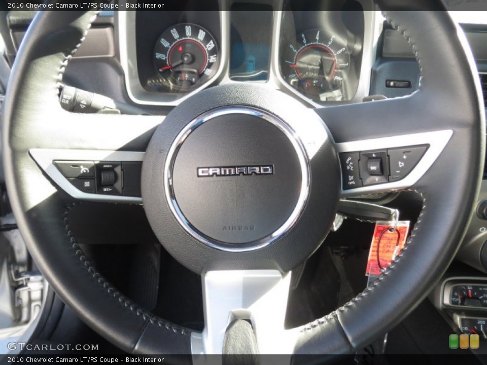 Black Interior Steering Wheel for the 2010 Chevrolet Camaro LT/RS Coupe #70296338