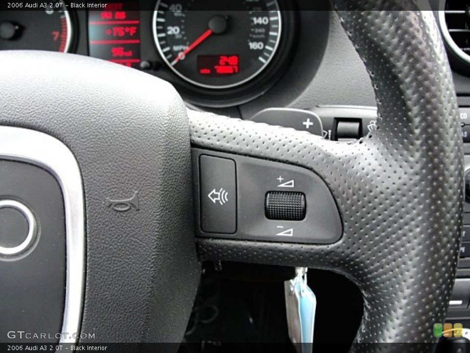 Black Interior Controls for the 2006 Audi A3 2.0T #70301648