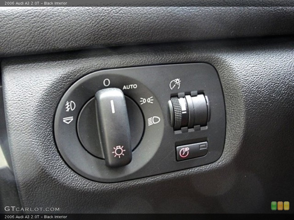 Black Interior Controls for the 2006 Audi A3 2.0T #70301654