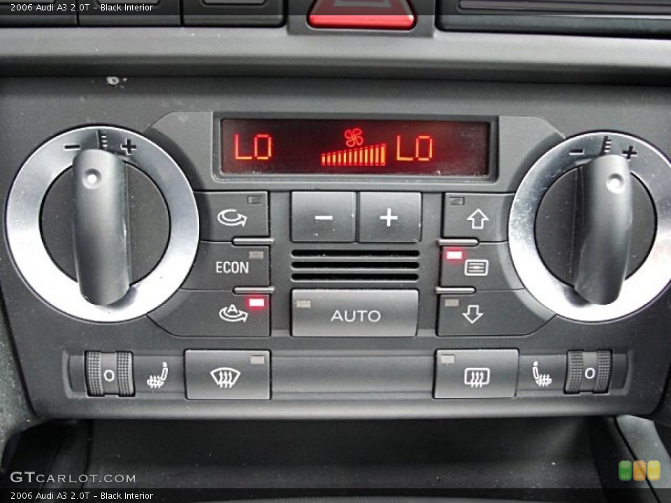 Black Interior Controls for the 2006 Audi A3 2.0T #70301681