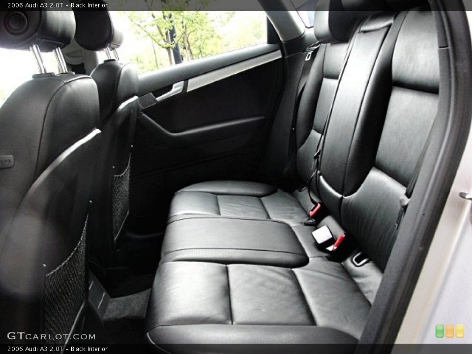 Black Interior Rear Seat for the 2006 Audi A3 2.0T #70301723