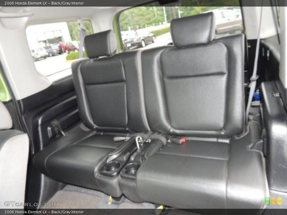 Black/Gray Interior Rear Seat for the 2006 Honda Element LX #70304465