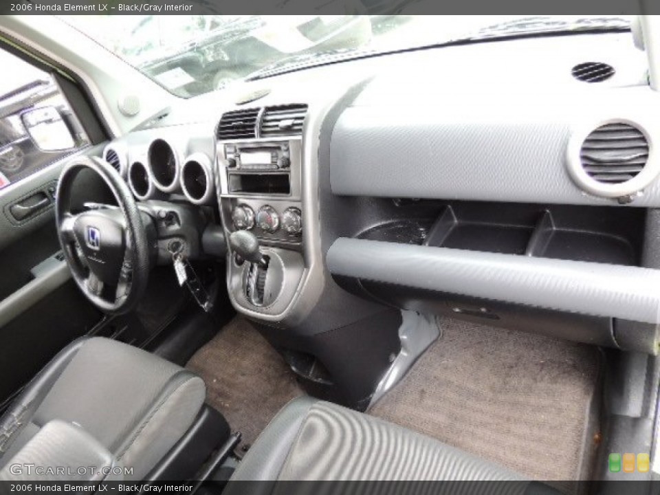 Black/Gray Interior Dashboard for the 2006 Honda Element LX #70304513
