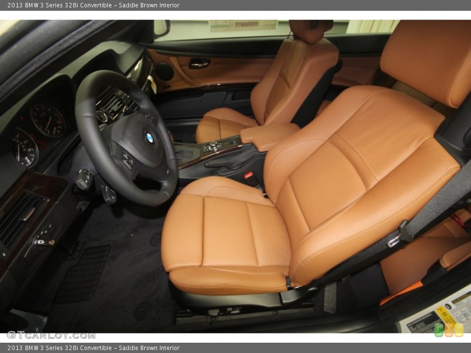 Saddle Brown Interior Photo for the 2013 BMW 3 Series 328i Convertible #70305497