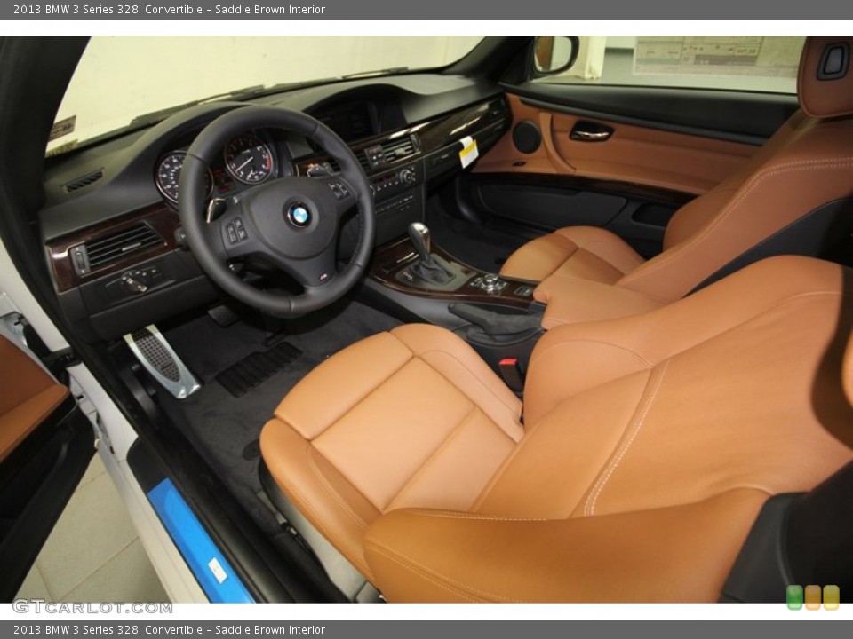 Saddle Brown Interior Photo for the 2013 BMW 3 Series 328i Convertible #70305566