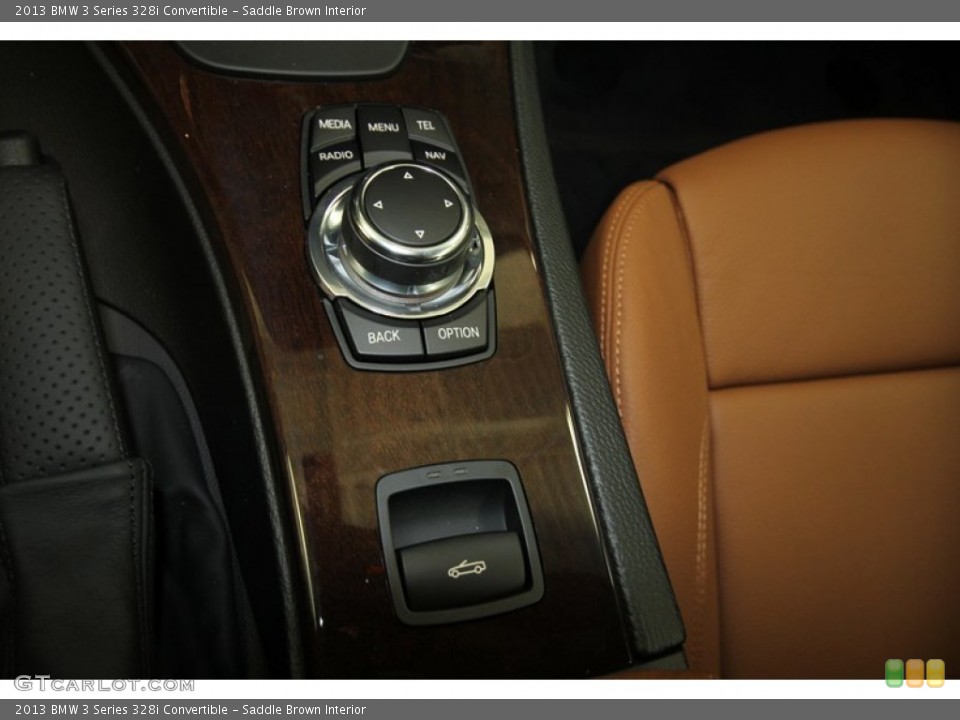 Saddle Brown Interior Controls for the 2013 BMW 3 Series 328i Convertible #70305653