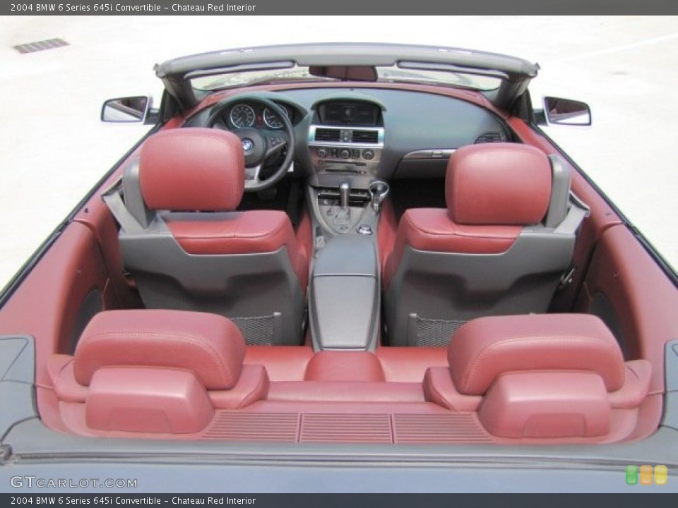 Chateau Red Interior Photo for the 2004 BMW 6 Series 645i Convertible #70308482