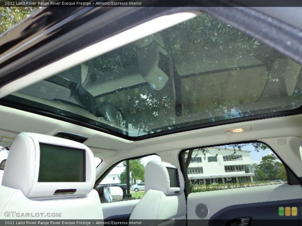 Almond/Espresso Interior Sunroof for the 2012 Land Rover Range Rover Evoque Prestige #70309715
