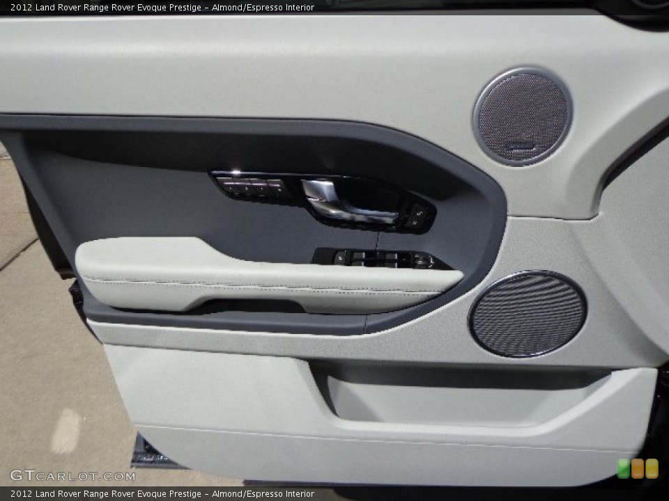 Almond/Espresso Interior Door Panel for the 2012 Land Rover Range Rover Evoque Prestige #70309718