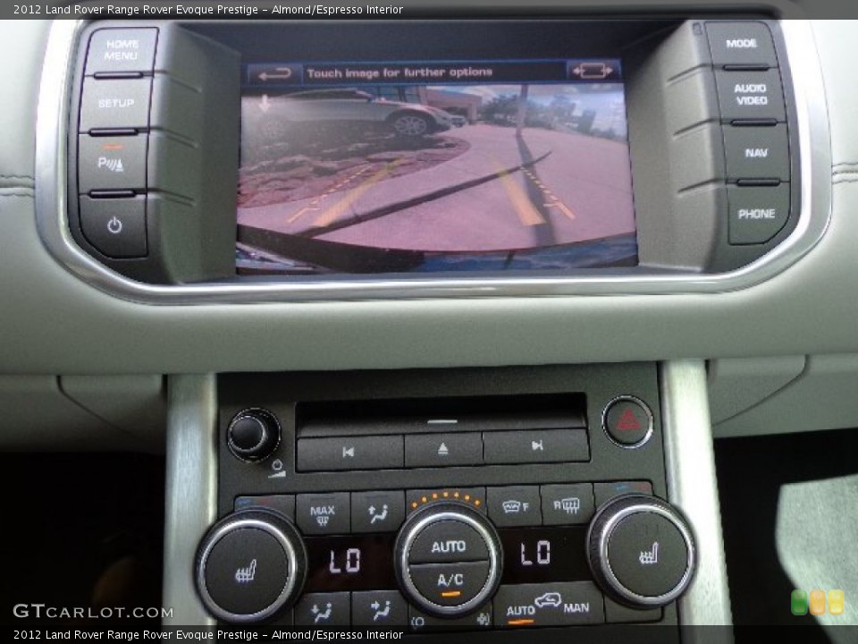 Almond/Espresso Interior Controls for the 2012 Land Rover Range Rover Evoque Prestige #70309724