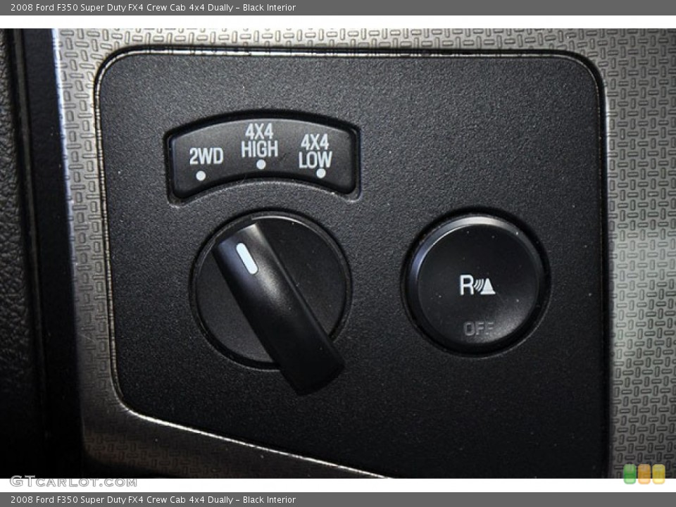 Black Interior Controls for the 2008 Ford F350 Super Duty FX4 Crew Cab 4x4 Dually #70311303