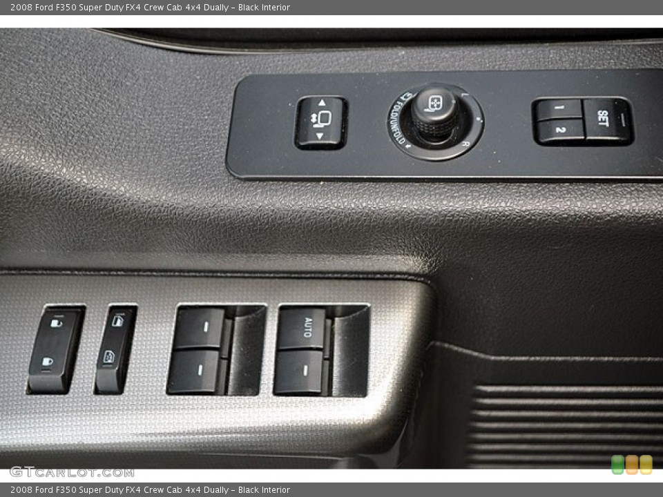 Black Interior Controls for the 2008 Ford F350 Super Duty FX4 Crew Cab 4x4 Dually #70311330