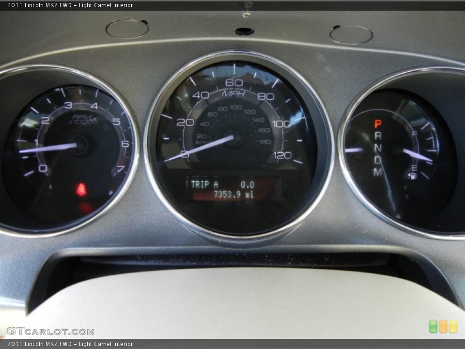 Light Camel Interior Gauges for the 2011 Lincoln MKZ FWD #70311858
