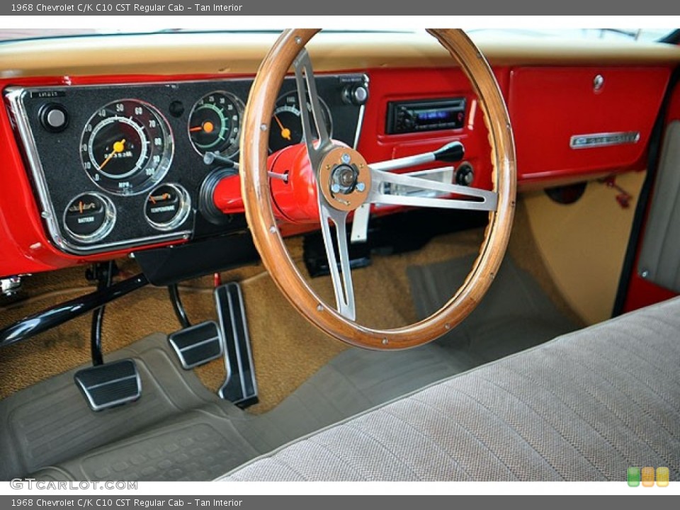 Tan Interior Dashboard for the 1968 Chevrolet C/K C10 CST Regular Cab #70311873