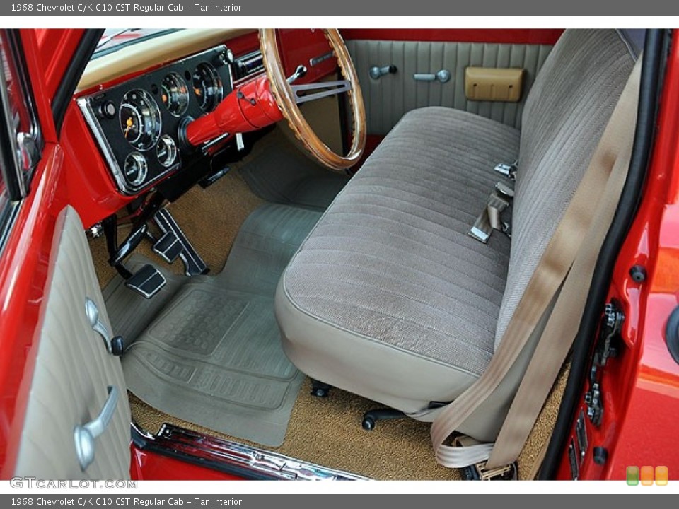 Tan 1968 Chevrolet C/K Interiors