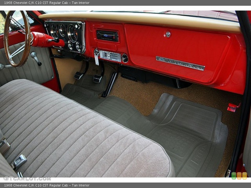 Tan Interior Dashboard for the 1968 Chevrolet C/K C10 CST Regular Cab #70311903