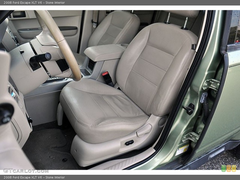Stone Interior Front Seat for the 2008 Ford Escape XLT V6 #70312032