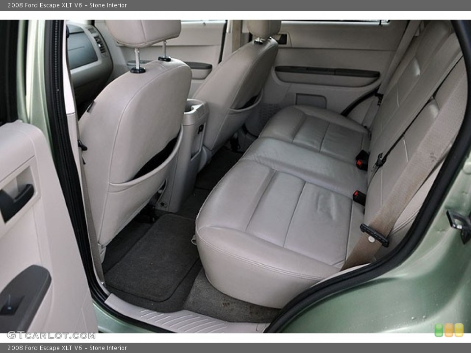 Stone Interior Rear Seat for the 2008 Ford Escape XLT V6 #70312041