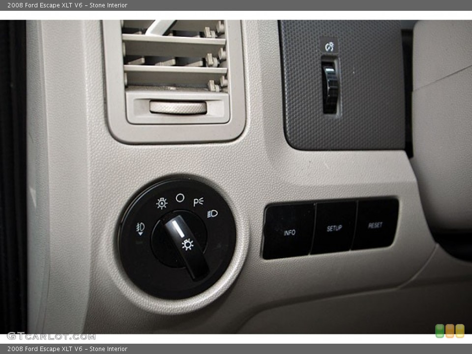 Stone Interior Controls for the 2008 Ford Escape XLT V6 #70312059