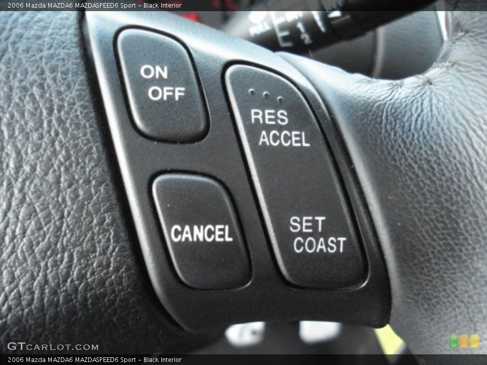 Black Interior Controls for the 2006 Mazda MAZDA6 MAZDASPEED6 Sport #70313049