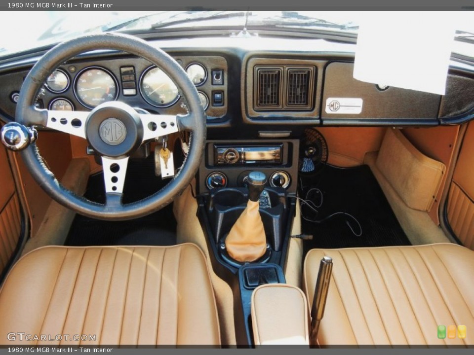 Tan Interior Dashboard for the 1980 MG MGB Mark III #70313211
