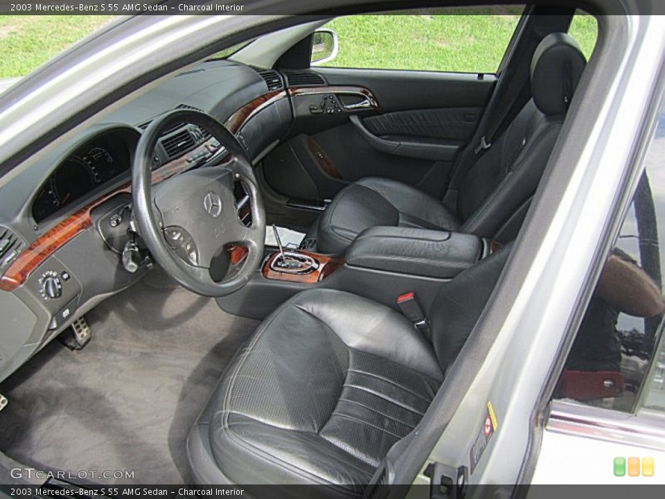 Charcoal 2003 Mercedes-Benz S Interiors