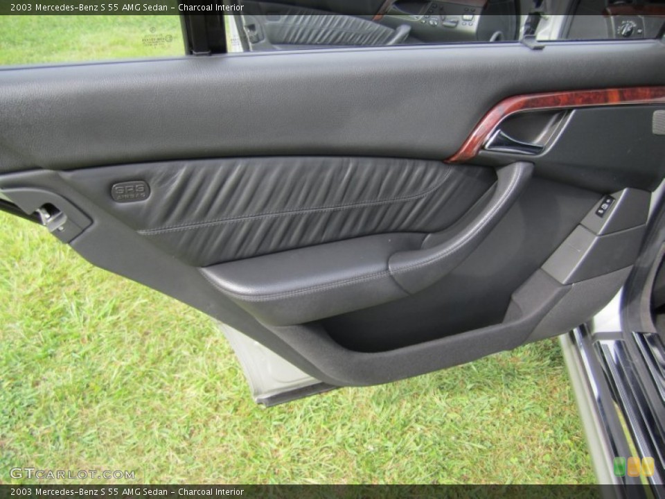 Charcoal Interior Door Panel for the 2003 Mercedes-Benz S 55 AMG Sedan #70313481