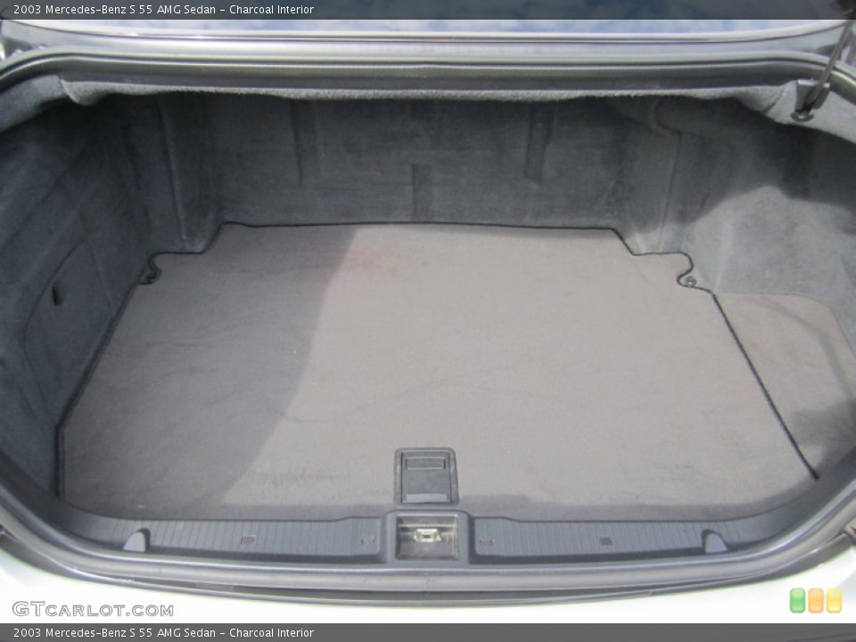 Charcoal Interior Trunk for the 2003 Mercedes-Benz S 55 AMG Sedan #70313544