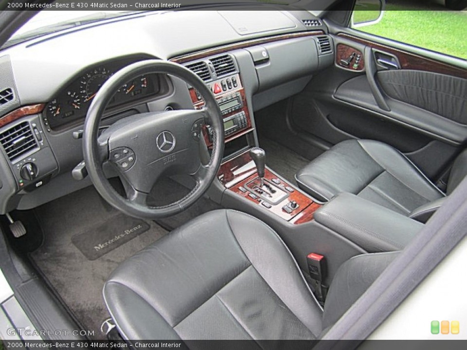 Charcoal Interior Prime Interior for the 2000 Mercedes-Benz E 430 4Matic Sedan #70313721