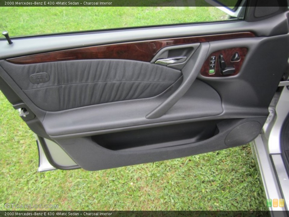 Charcoal Interior Door Panel for the 2000 Mercedes-Benz E 430 4Matic Sedan #70313730