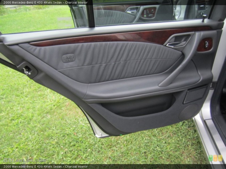 Charcoal Interior Door Panel for the 2000 Mercedes-Benz E 430 4Matic Sedan #70313760