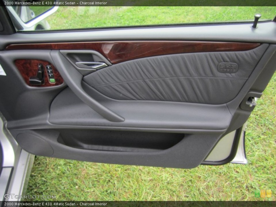 Charcoal Interior Door Panel for the 2000 Mercedes-Benz E 430 4Matic Sedan #70313838