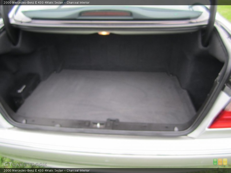 Charcoal Interior Trunk for the 2000 Mercedes-Benz E 430 4Matic Sedan #70313844