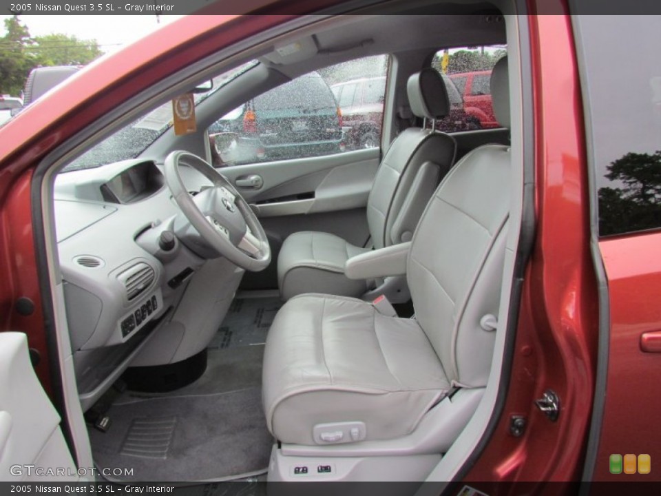 Gray Interior Front Seat for the 2005 Nissan Quest 3.5 SL #70315032