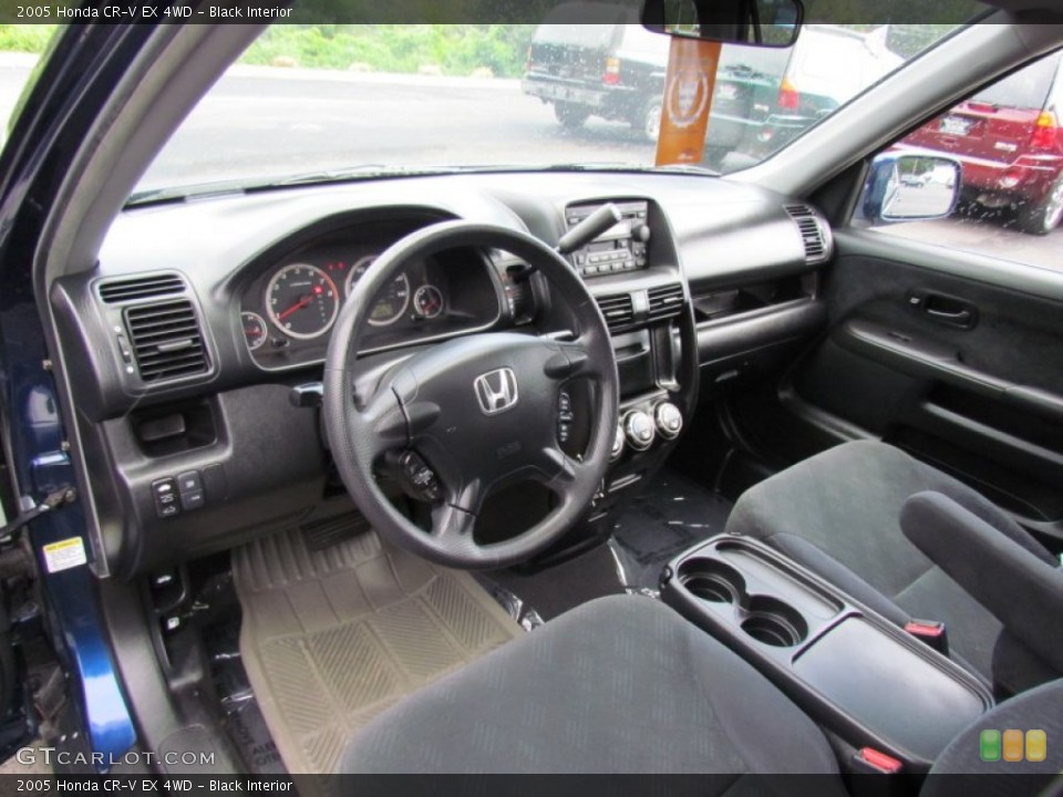 Black Interior Photo for the 2005 Honda CR-V EX 4WD #70315608